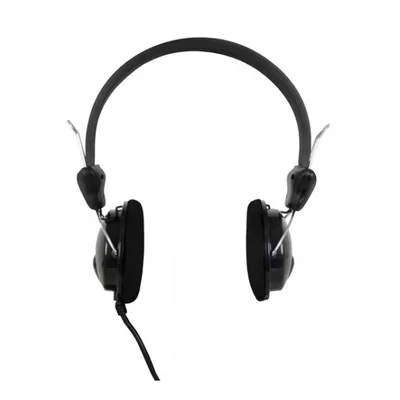 AUDIFONO DIADEMA MICROFONO 3.5 MM NEGRO PC LAP ESCUELA MUSICA VIDEO LLAMADA OFICINA ALAMBRICO PC-113171