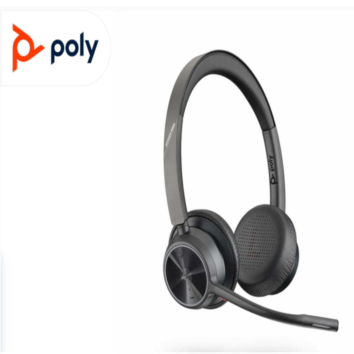 Poly Audífonos Voyager 4320 UC, Inalámbrico, Bluetooth, USB-A, Negro