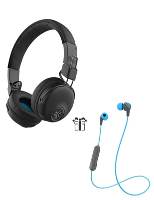 Audifonos Bluetooth JLAB Studio Wireless + Jbuds Pro Azul de regalo