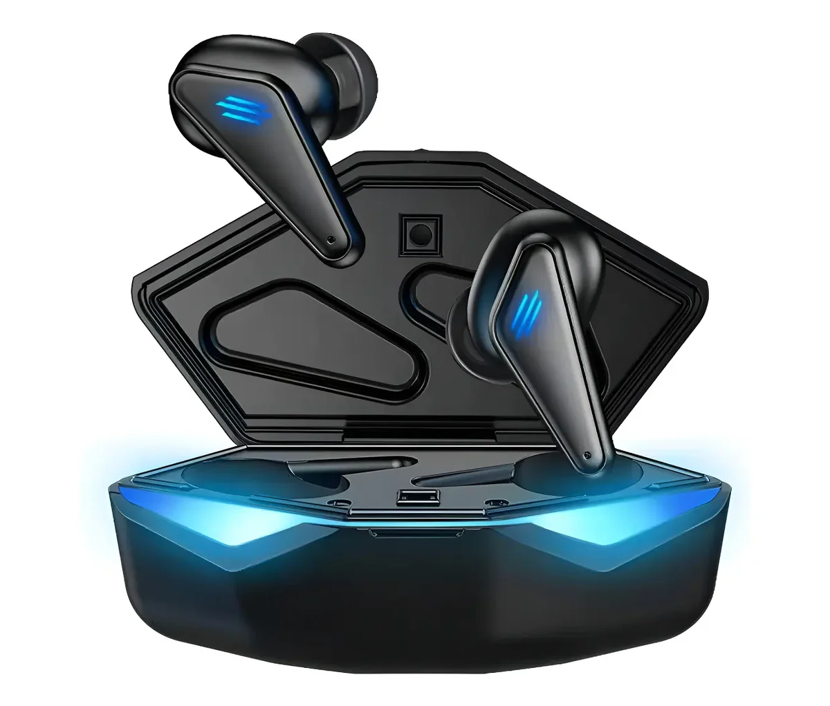 Audífonos Inalámbricos Bluetooth con Estuche de Carga