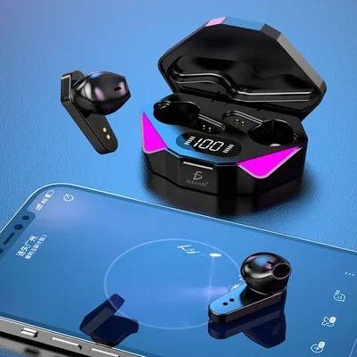 Auriculares Inalámbricos Gamer X15 Bluetooth ELE-GATE con Estuche de Carga
