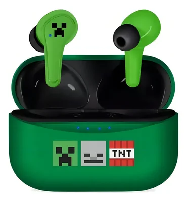 Audífonos In-ear Bluetooth 5.3 OTL Minecraft Icons Gamer Inalámbricos