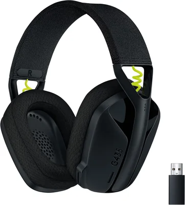 Logitech G435 Lightspeed | Audífonos Gaming Inalámbricos LIGHTSPEED & Bluetooth – Negro