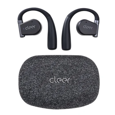 Audífonos Cleer ARC II Music Open-Ear: conexión 5.3, Hi-Res Audio, 35h Batería, UV Case Azul