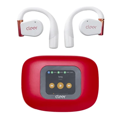 Audífonos Cleer ARC 3 Gaming Open-Ear: Baja Latencia, Sonido Hi-Res, 50h Batería, IPX7, Color Blanco
