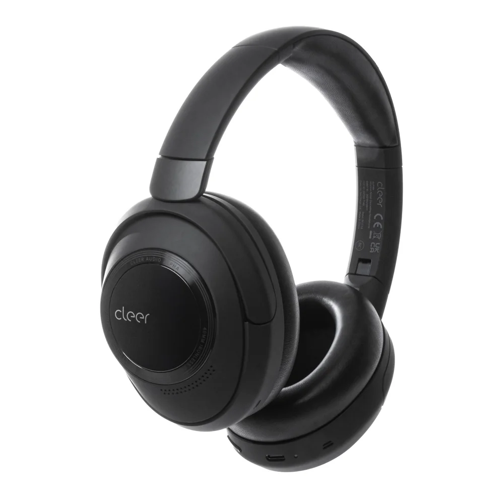 Audífonos Cleer Alpha Over-Ear: ANC Adaptativo, Audio Espacial, 35h Batería, Hi-Res Color Negro