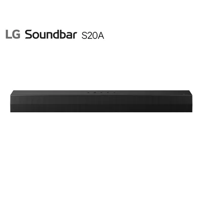 Barra de Sonido LG 2.0 Canales S20A Negra