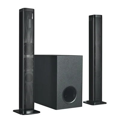Barra de sonido bocina Billboard Carbono sound bar: 2.1 subwoofer, 60W, audio óptico